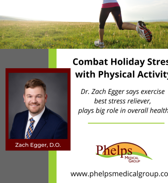 Combat Holiday Stress with Physical Activity Dr. Egger