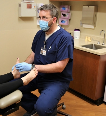 Foot exam